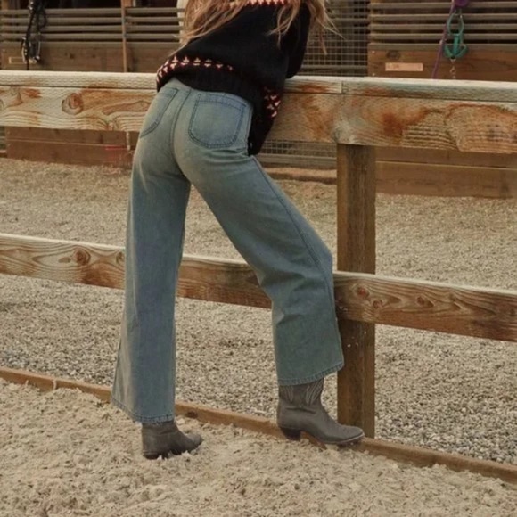 Doen Mercer High Waist Wide Leg Jeans 31 - Picture 1 of 15